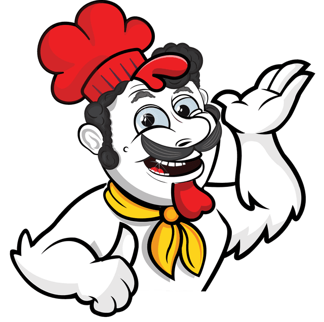 Kababjees Fried Chicken mascot