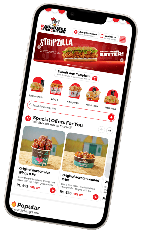 Kababjees Fried Chicken App