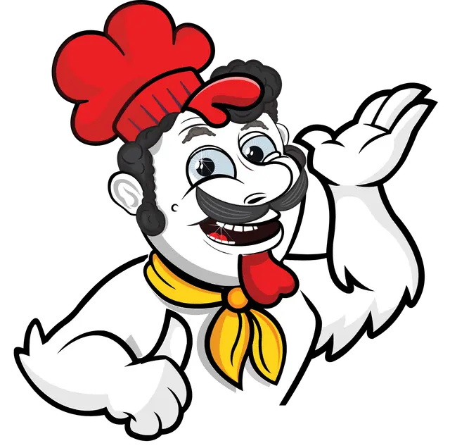 Kababjees Fried Chicken mascot