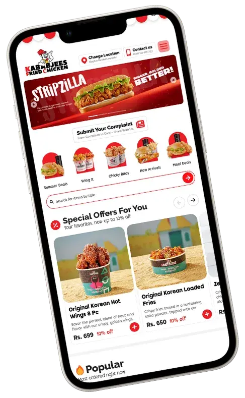 Kababjees Fried Chicken App