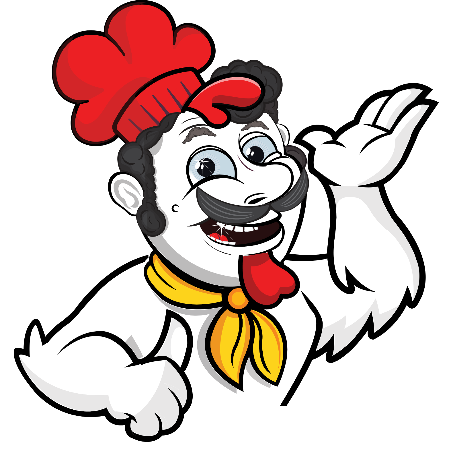 Kababjees Fried Chicken mascot
