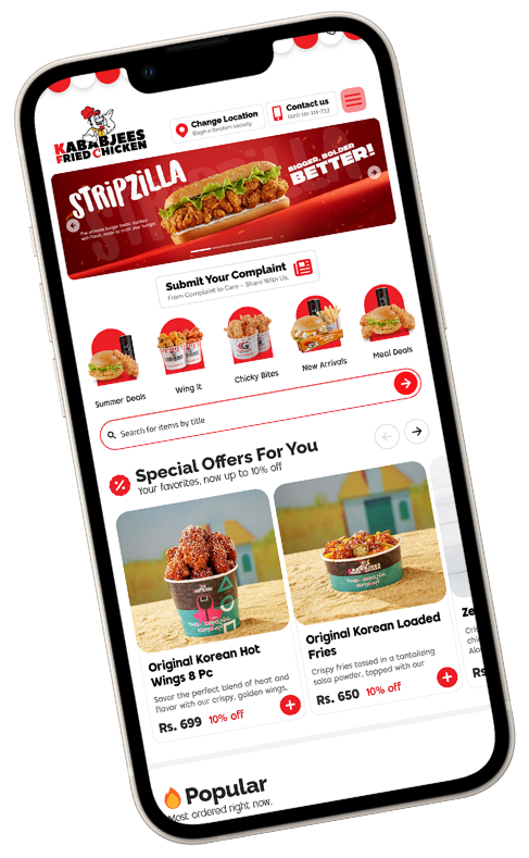 Kababjees Fried Chicken App